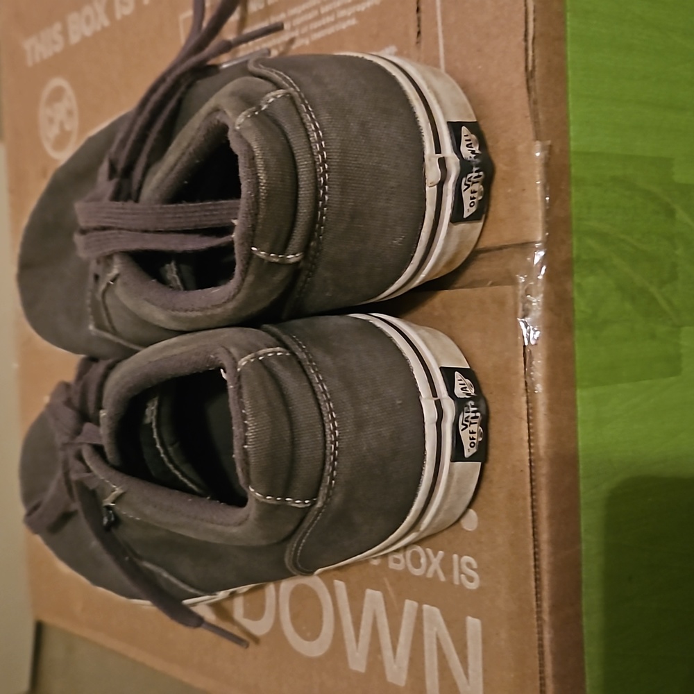 Vans grey size 9.5